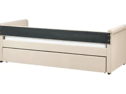 Letto estraibile Tessuto LIBOURNE 90 x 200 cm Beige