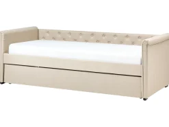 Letto estraibile Tessuto LIBOURNE 90 x 200 cm Beige