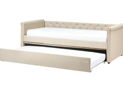Letto estraibile Tessuto LIBOURNE 90 x 200 cm Beige