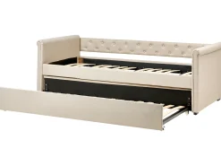 Letto estraibile Tessuto LIBOURNE 90 x 200 cm Beige