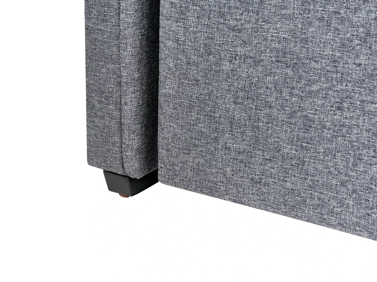 Letto estraibile Tessuto LIBOURNE 90 x 200 cm Grigio scuro