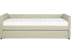 Letto estraibile Tessuto LIBOURNE 80 x 200 cm Beige