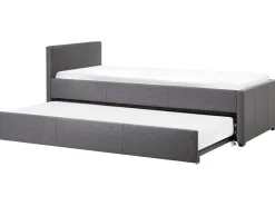 Letto estraibile Tessuto MARMANDE 90 x 200 cm Grigio scuro