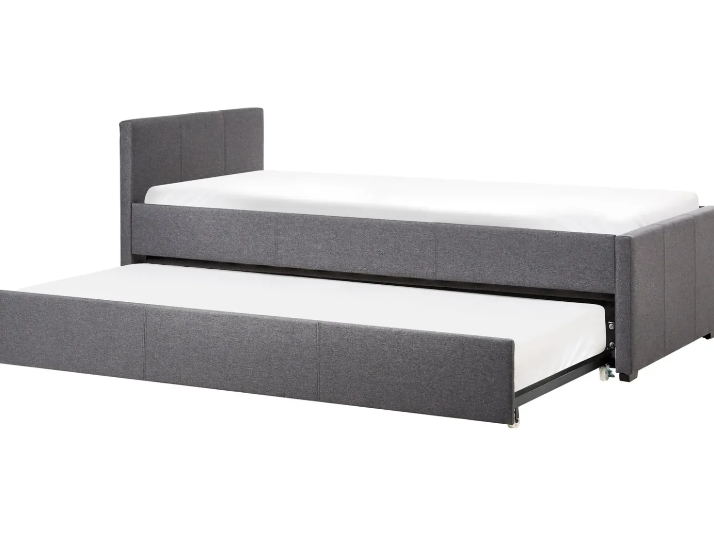Letto estraibile Tessuto MARMANDE 90 x 200 cm Grigio scuro