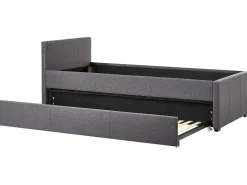 Letto estraibile Tessuto MARMANDE 90 x 200 cm Grigio scuro