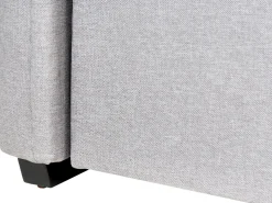 Letto estraibile Tessuto LIBOURNE 90 x 200 cm Grigio chiaro