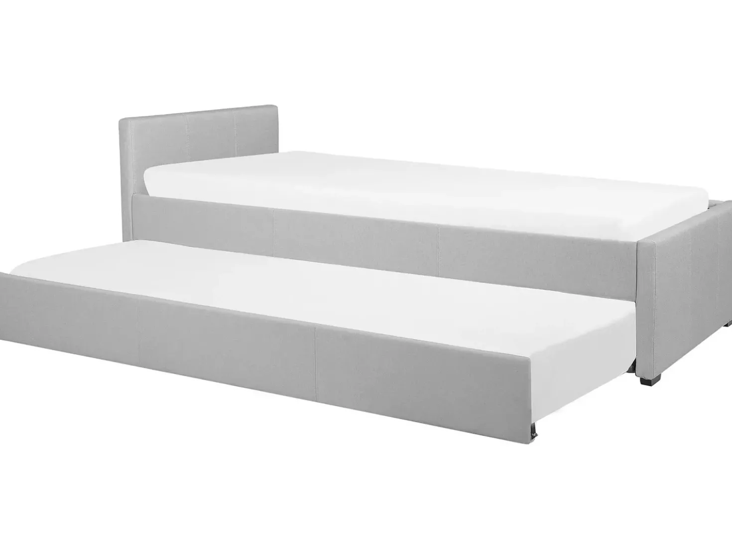 Letto estraibile Tessuto MARMANDE 80 x 200 cm Grigio chiaro