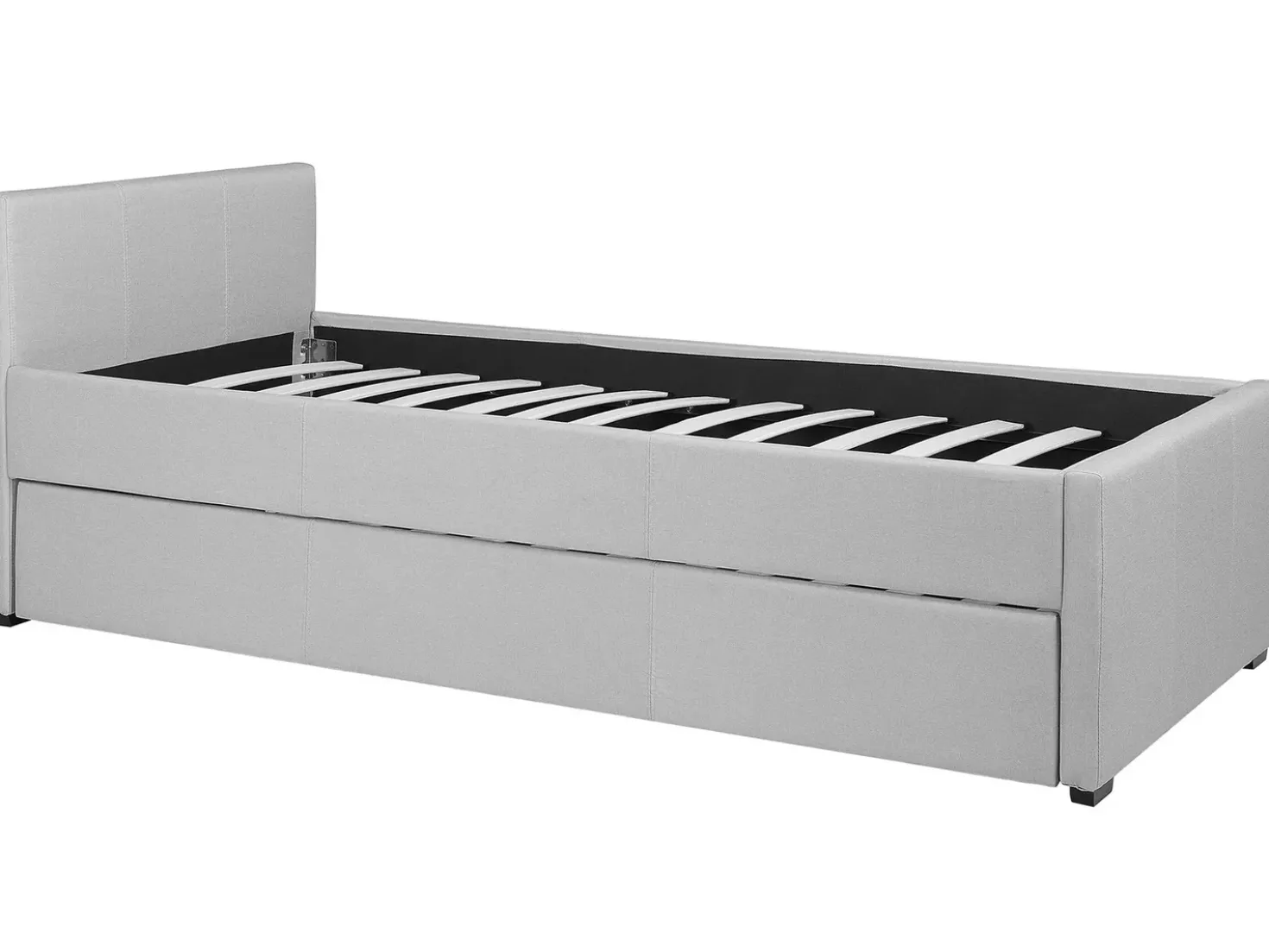 Letto estraibile Tessuto MARMANDE 80 x 200 cm Grigio chiaro