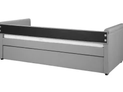 Letto estraibile Tessuto LIBOURNE 80 x 200 cm Grigio chiaro