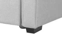 Letto estraibile Tessuto LIBOURNE 80 x 200 cm Grigio chiaro