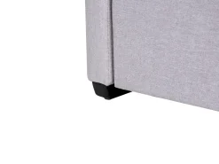 Letto estraibile Tessuto MARMANDE 90 x 200 cm Grigio chiaro