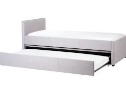 Letto estraibile Tessuto MARMANDE 90 x 200 cm Grigio chiaro