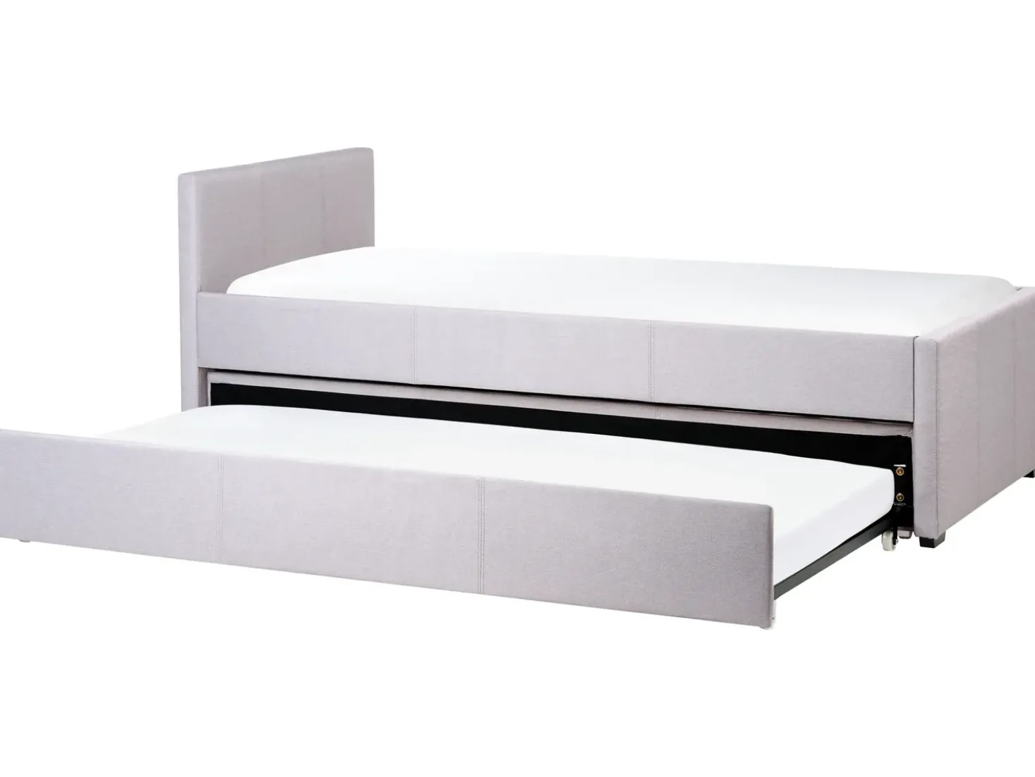 Letto estraibile Tessuto MARMANDE 90 x 200 cm Grigio chiaro
