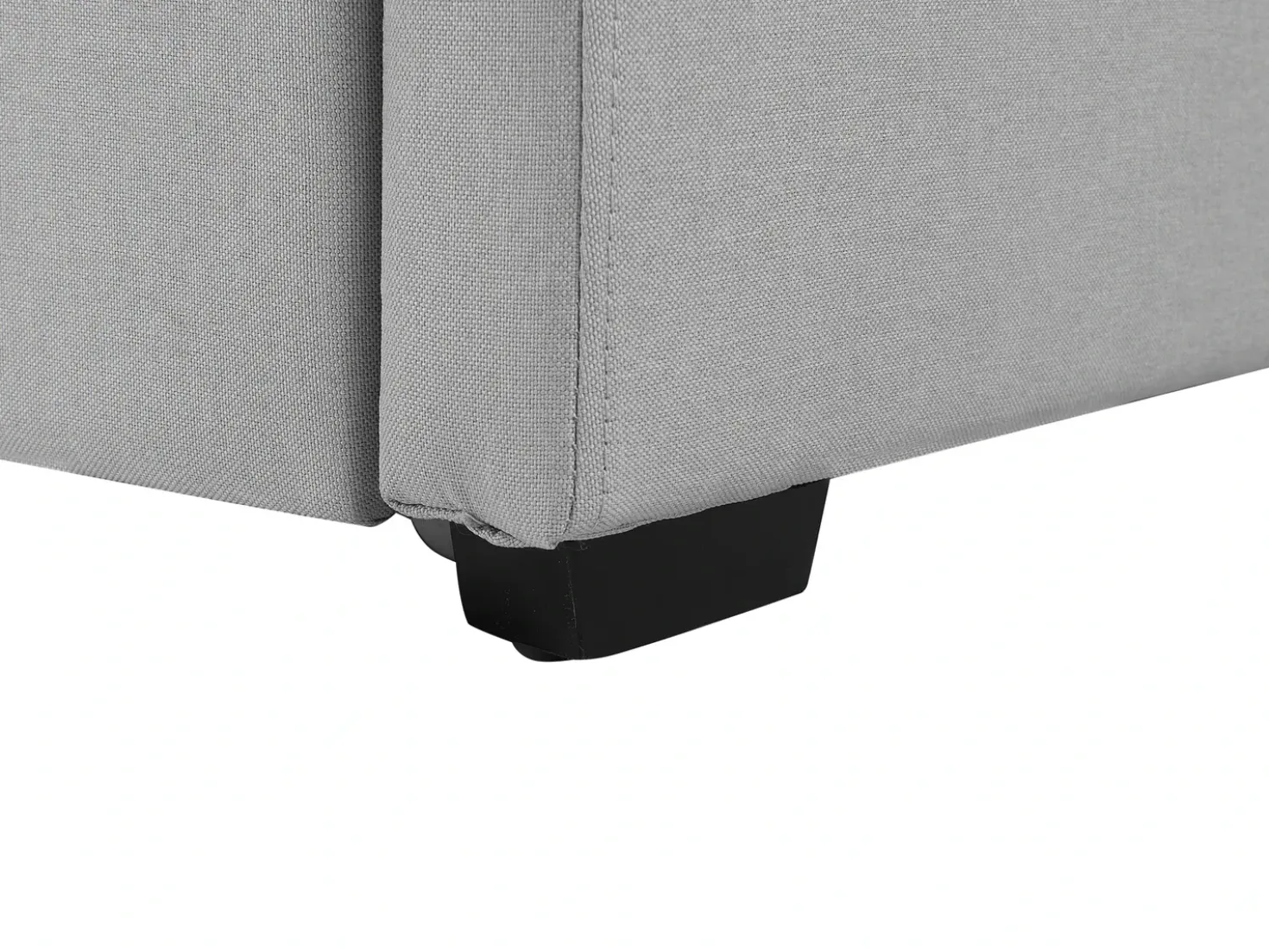 Letto estraibile Tessuto MARMANDE 90 x 200 cm Grigio chiaro