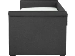 Letto estraibile Tessuto LIBOURNE 80 x 200 cm Grigio scuro