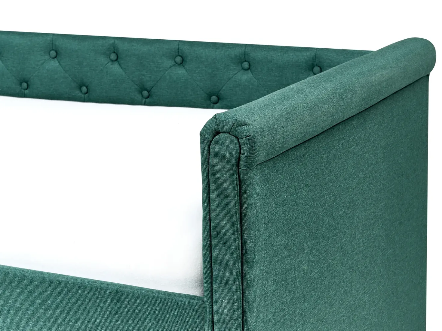 Letto estraibile Tessuto LIBOURNE 90 x 200 cm Verde scuro
