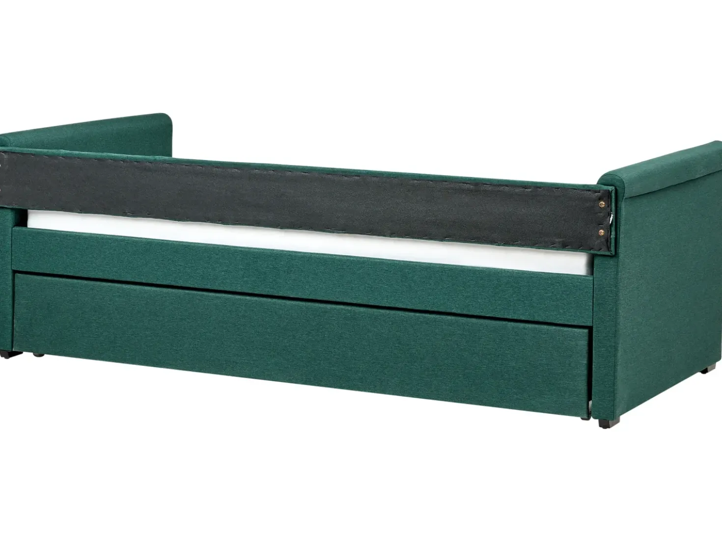 Letto estraibile Tessuto LIBOURNE 90 x 200 cm Verde scuro