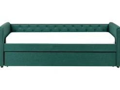 Letto estraibile Tessuto LIBOURNE 90 x 200 cm Verde scuro