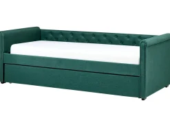 Letto estraibile Tessuto LIBOURNE 90 x 200 cm Verde scuro
