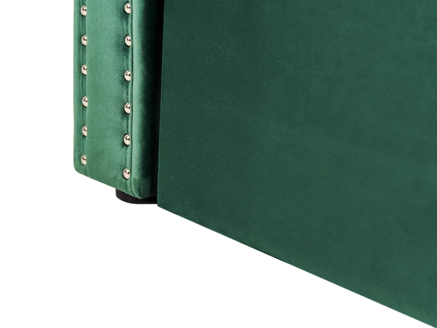 Letto estraibile Velluto GASSIN 90 x 200 cm Verde smeraldo