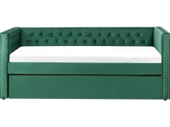 Letto estraibile Velluto GASSIN 90 x 200 cm Verde smeraldo