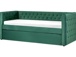 Letto estraibile Velluto GASSIN 90 x 200 cm Verde smeraldo