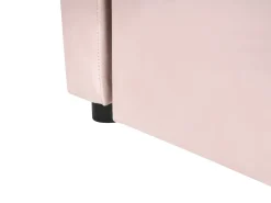 Letto estraibile Velluto CHAVONNE 90 x 200 cm Rosa