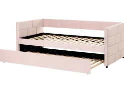 Letto estraibile Velluto CHAVONNE 90 x 200 cm Rosa