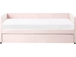 Letto estraibile Velluto CHAVONNE 90 x 200 cm Rosa