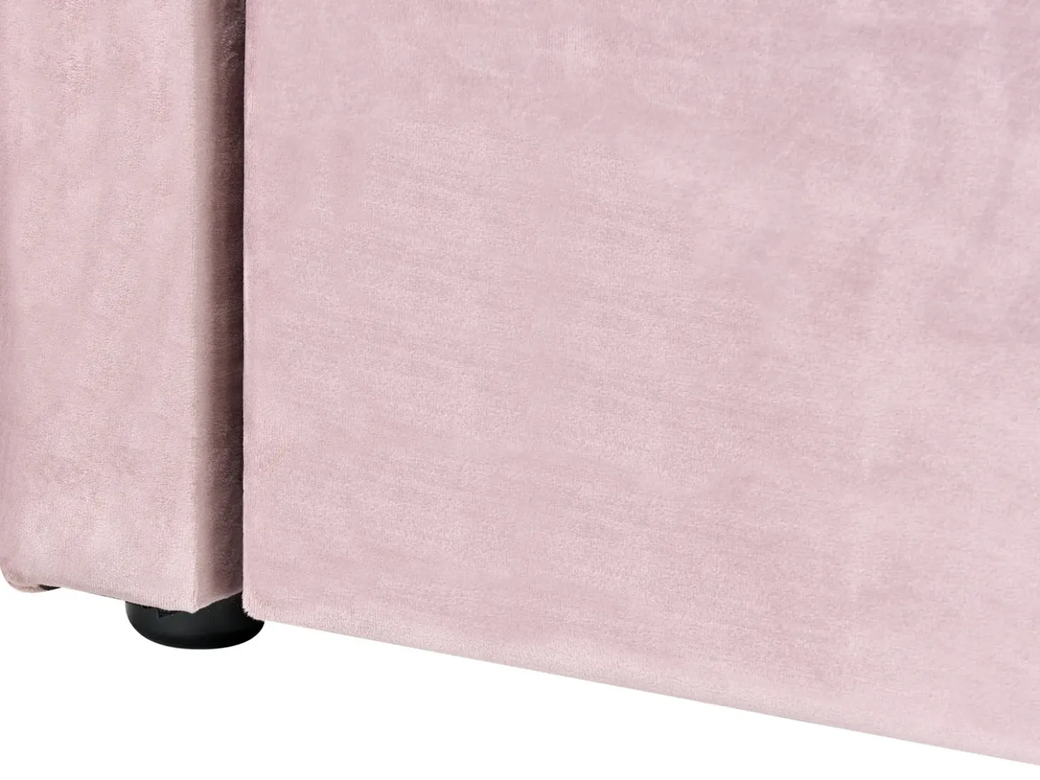 Letto estraibile Velluto MONTARGIS 90 x 200 cm Rosa