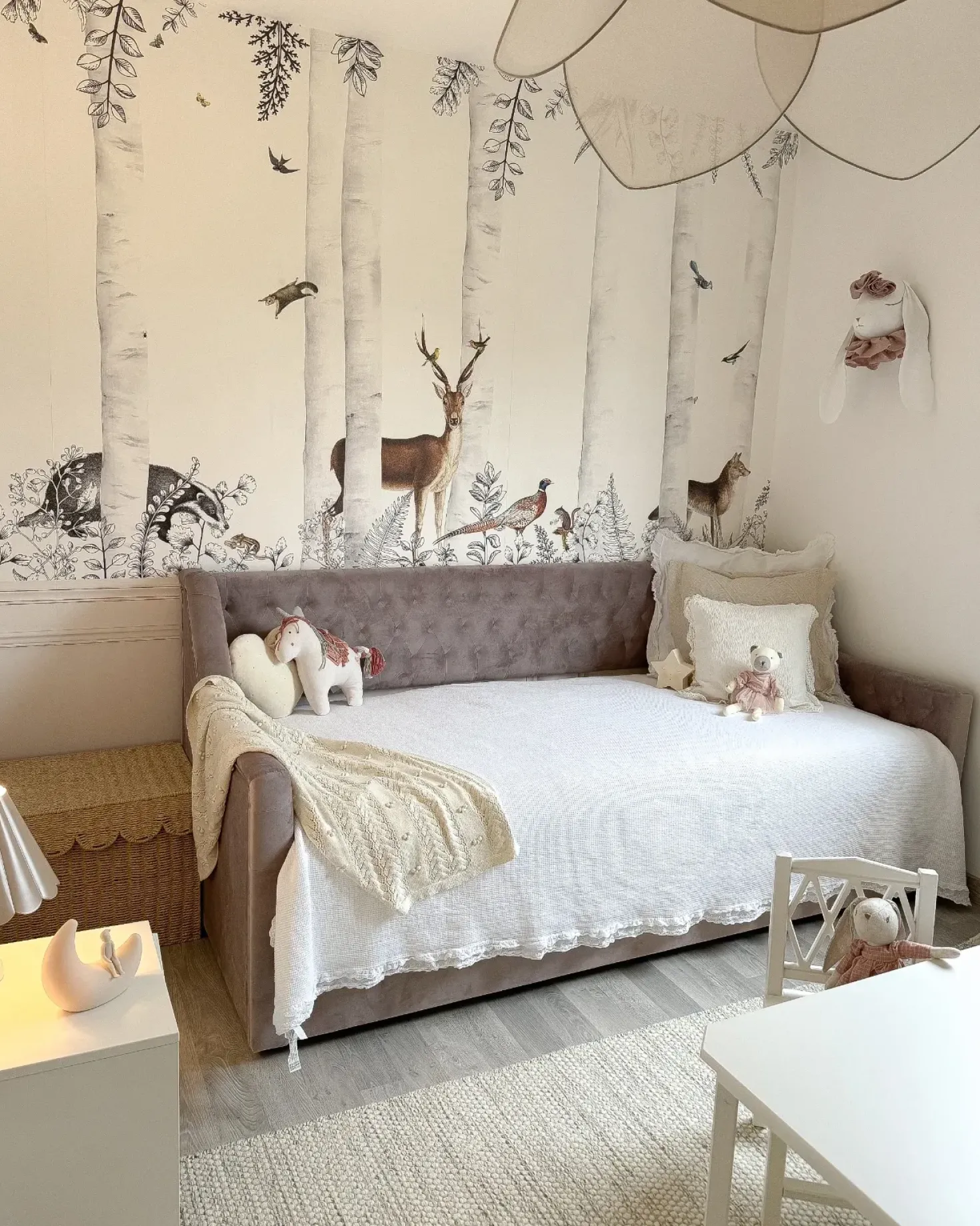 Letto estraibile Velluto MONTARGIS 90 x 200 cm Rosa