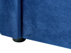 Letto estraibile Velluto MONTARGIS 90 x 200 cm Blu marino