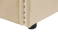 Letto estraibile Velluto TROYES 90 x 200 cm Beige