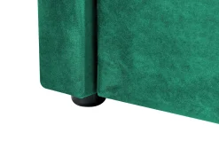 Letto estraibile Velluto MONTARGIS 90 x 200 cm Verde smeraldo