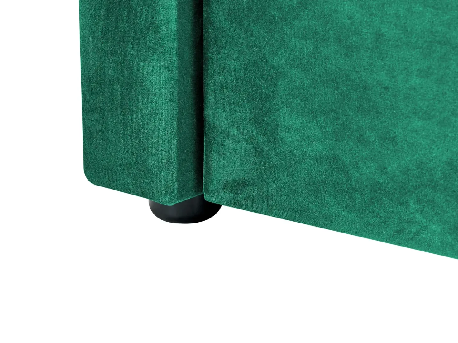 Letto estraibile Velluto MONTARGIS 90 x 200 cm Verde smeraldo