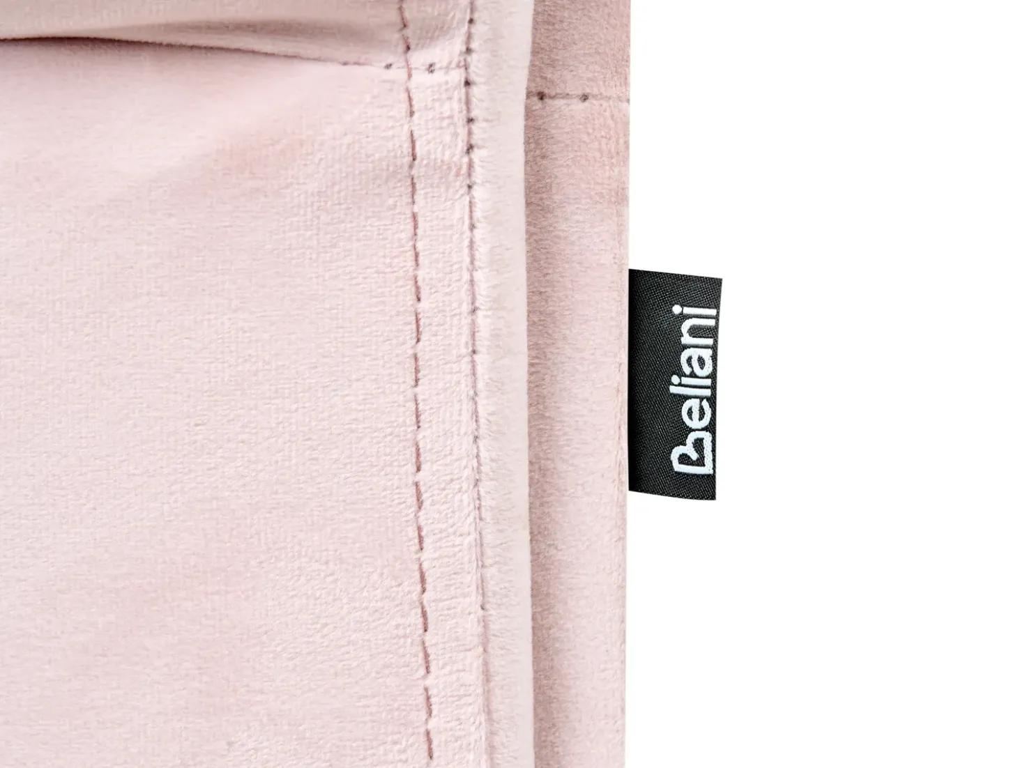 Letto estraibile Velluto LIBOURNE 90 x 200 cm Rosa pastello