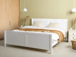 Letto Legno CHAMPAGNAT 180 x 200 cm Bianco