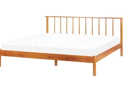 Letto Legno di pino BARRET 180 x 200 cm Marrone