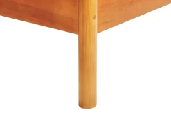 Letto Legno di pino BARRET 180 x 200 cm Marrone