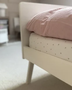 Letto Legno di pino BONNAC 90 x 200 cm Bianco