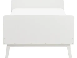 Letto Legno di pino BONNAC 90 x 200 cm Bianco