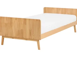 Letto Legno di pino BONNAC 90 x 200 cm Marrone chiaro