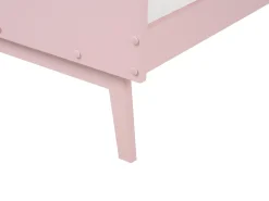 Letto Legno di pino BONNAC 90 x 200 cm Rosa pastello