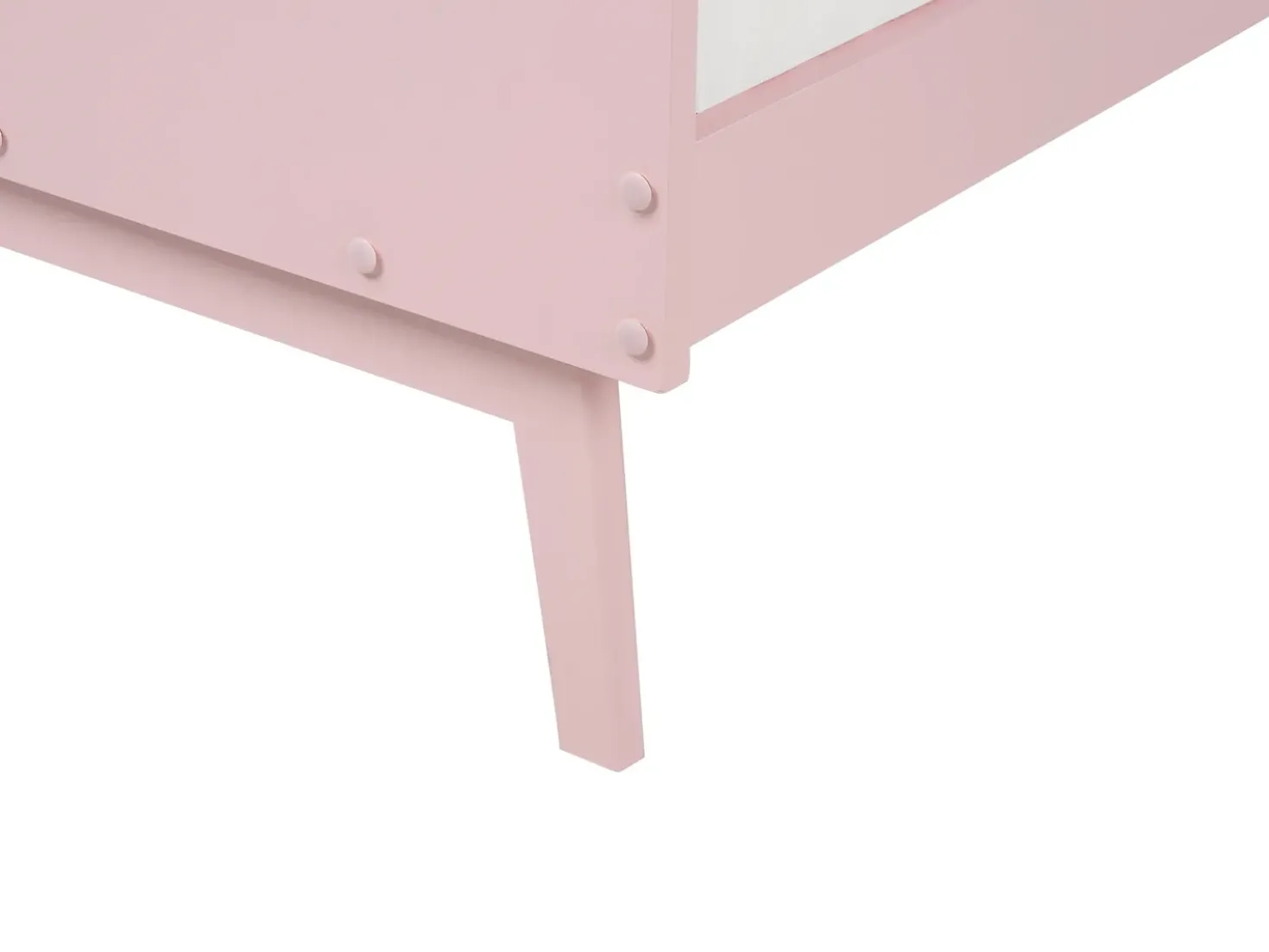 Letto Legno di pino BONNAC 90 x 200 cm Rosa pastello
