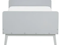 Letto Legno di pino BONNAC 90 x 200 cm Grigio
