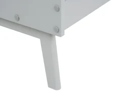 Letto Legno di pino BONNAC 90 x 200 cm Grigio