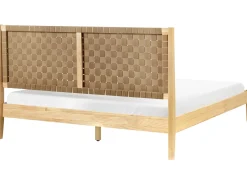 Letto Legno di pino BRUNEMONT 180 x 200 cm Marrone chiaro