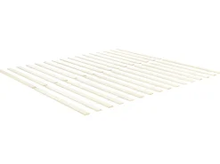 Letto Legno di pino FLORAC 180 x 200 cm Bianco