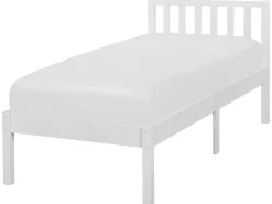 Letto Legno di pino FLORAC 90 x 200 cm Bianco