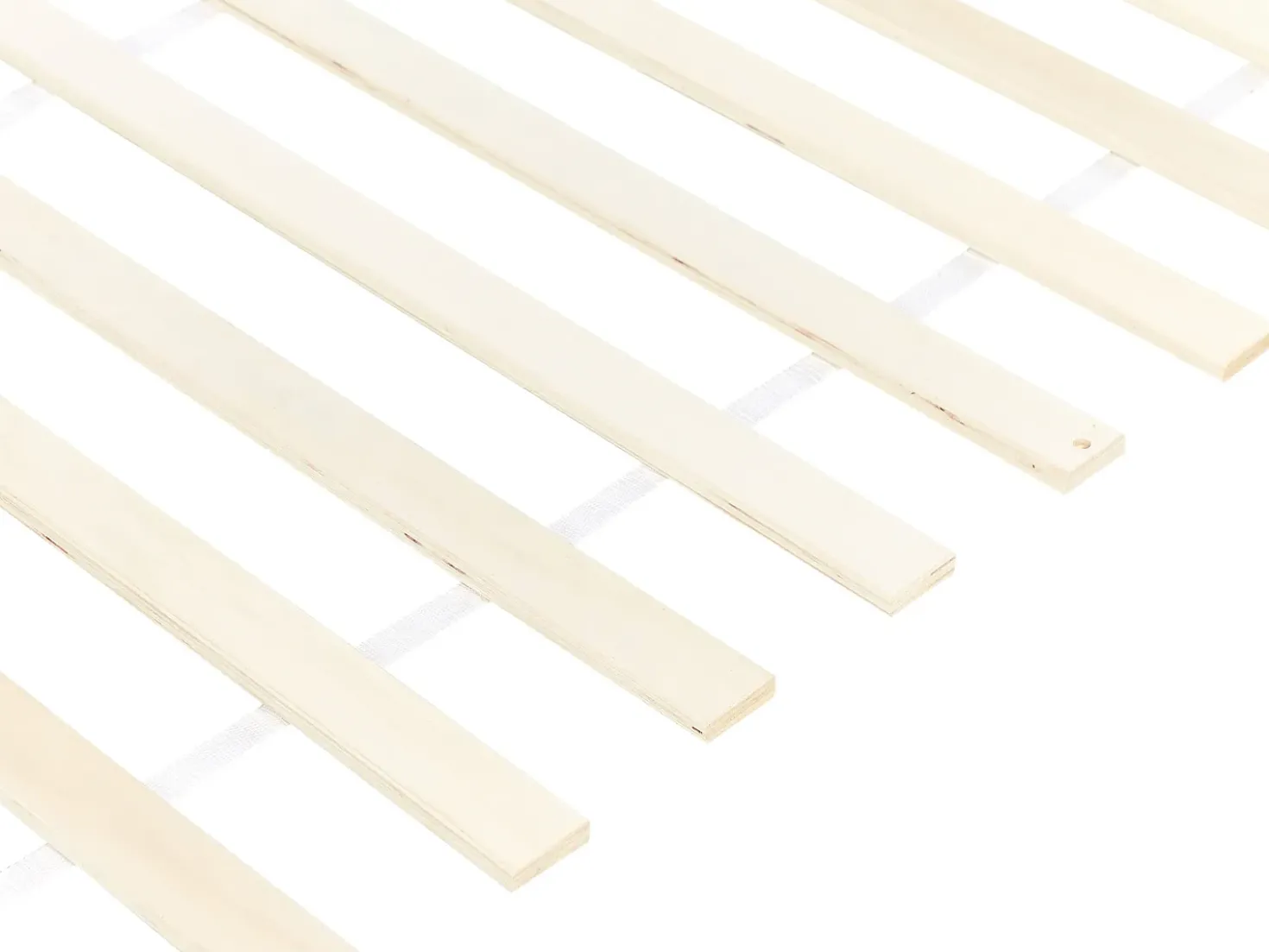 Letto Legno di pino FLORAC 90 x 200 cm Bianco